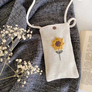 Strawberry Shortcake Girl's Shop Phone Bag.Sunflower